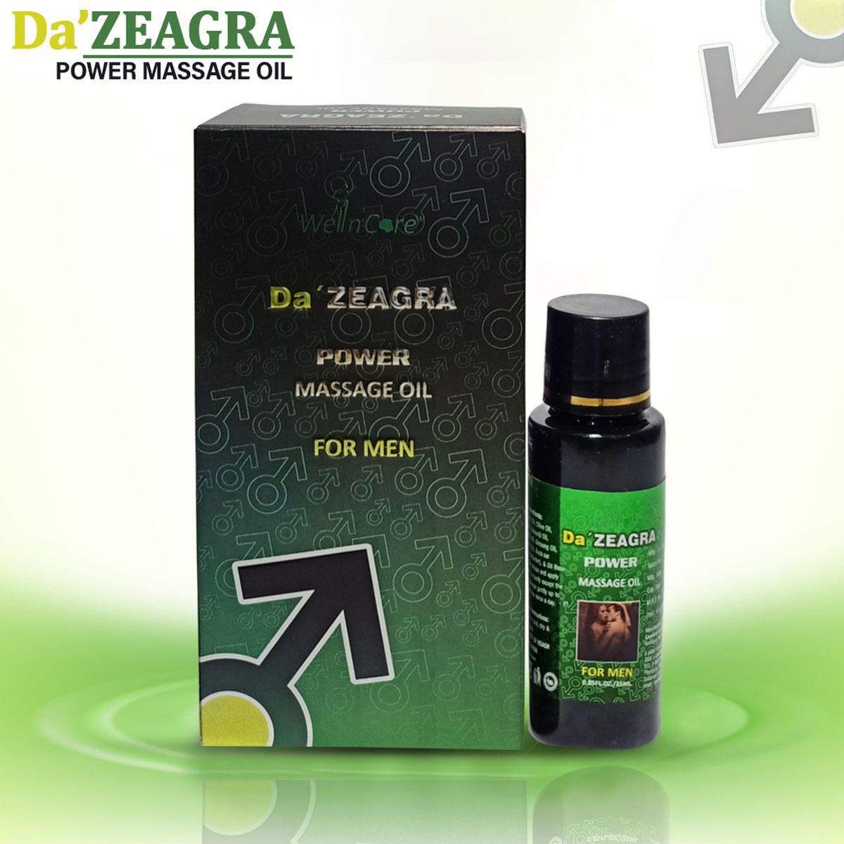 Da’ ZEAGRA Power Massage Oil for Men – Herbal Vitality & Strength Support (25ml)