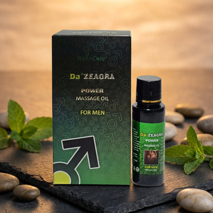 Da’ ZEAGRA Power Massage Oil for Men – Herbal Vitality & Strength Support (25ml)