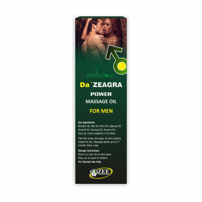 Da’ ZEAGRA Power Massage Oil for Men – Herbal Vitality & Strength Support (25ml)