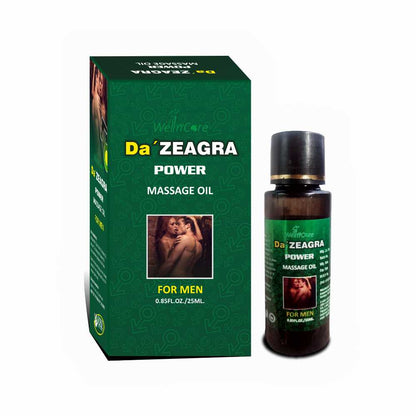 Da’ ZEAGRA Power Massage Oil for Men – Herbal Vitality & Strength Support (25ml)